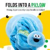 Plushible Sesame Street Cookie Monster Kids Snugible Blanket Hoodie & Pillow - 3 of 4