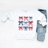 Simply Sage Market Coquette Bow Chart Stars And Stripes Sweatshirt - 3 of 4