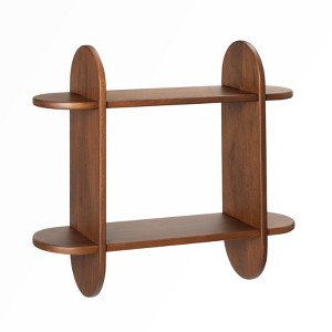 MH London Montague 27.5" Wall Mounted Shelves Mango Wood - 1 of 4