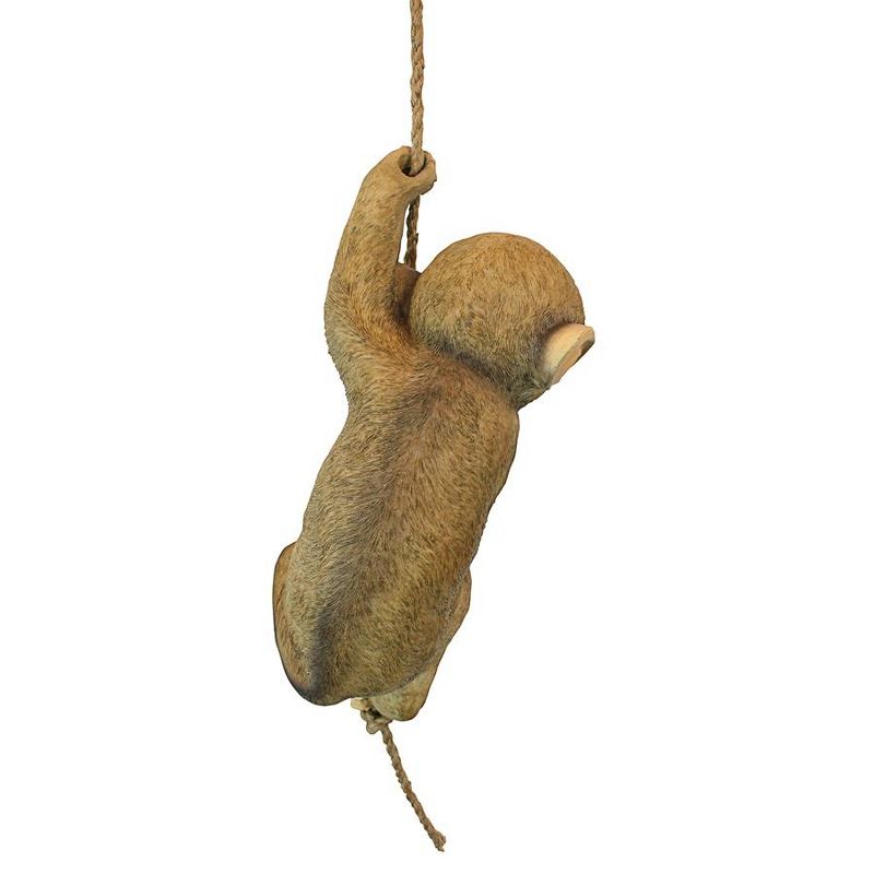 Design Toscano Chico, The Chimpanzee Hanging Baby Monkey Statue, 4 of 6