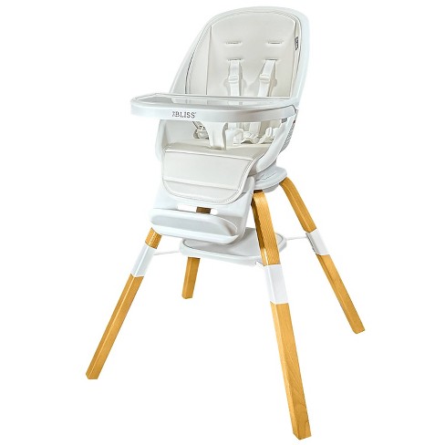 TruBliss 2 in 1 Turn A Tot High Chair with 360 Swivel Cream