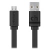 cellhelmet® Charge and Sync 3-Ft. USB-A to Micro USB Flat Cable in Black, Size: 3 Ft. - 4 of 4