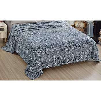 Noble House Super Soft and Ultra Comfy Luxe Printed Blanket - Montgomery