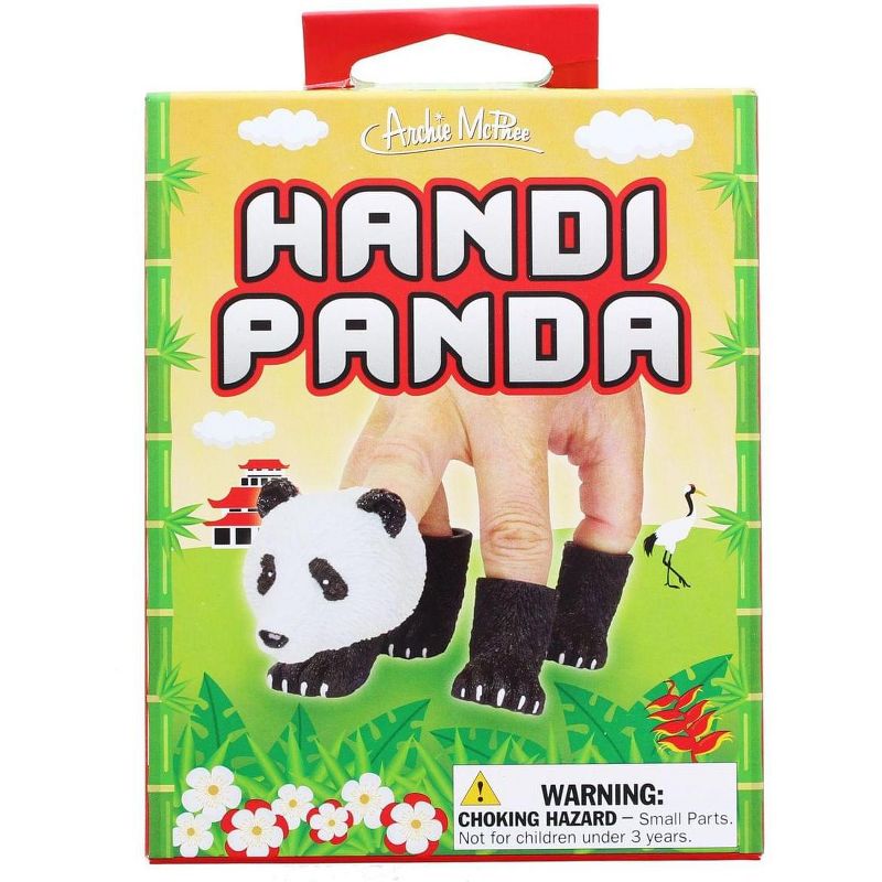 Accoutrements Handipanda Set of 5 Finger Puppets, 1 of 3