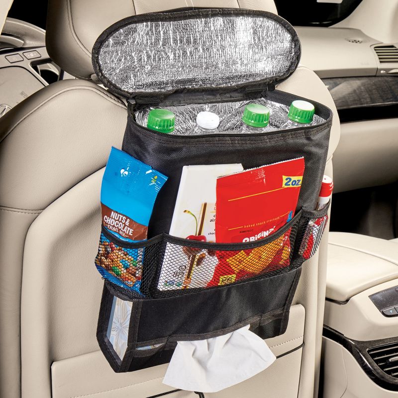 Collections Etc Back Seat Car Organizer, Storage, and Cooler Bag 12.5 X 9 X 12.25, 2 of 3