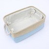 Unique Bargains Fabric Collapsible Storage Organizer Basket with Handles - 3 of 4