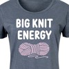 Women's - Instant Message - Big Knit Energy Graphic T-shirt Dress - 2 of 4