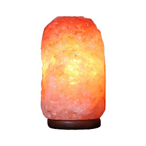 Large Natural Salt Lamp Pink - Q&A Himalayan Salt - 1 of 4