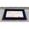 Dicksons Blessed Beyond Measure Floral Pattern Multicolor 22 x 10 Rubber Doormat Insert with Rubber Backing - 2 of 2