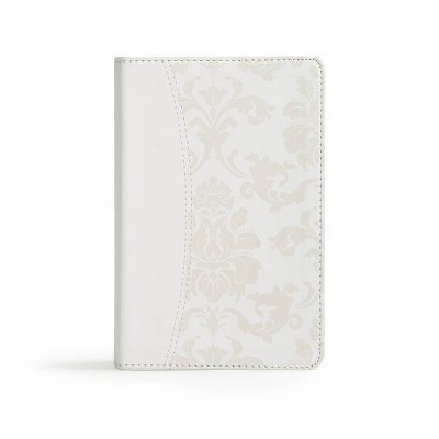 CSB Bride's Bible, White Leathertouch - by  Csb Bibles by Holman (Leather Bound)