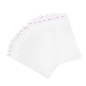 Unique Bargains Self-Sealing Water Resistant Cello Poly Bags for Packing Cookies 300 Pcs - 1 of 4