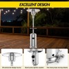 48,000 BTU Patio Heater for Outdoor Use Wheels, Round Table Design and Cover, Triple Protection System - 4 of 4