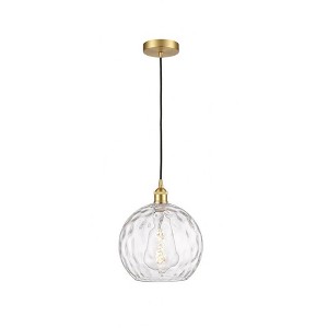 Athens Water Glass - 1 Light Mini Pendant In Industrial Style-12.75 Inches Tall and 10 Inches Wide - 1 of 1