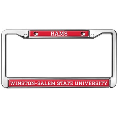 Winston-Salem State University Mascot Full Size Standard License Plate Metal Frame