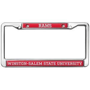 Winston-Salem State University Mascot Full Size Standard License Plate Metal Frame - 1 of 4