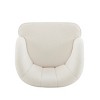 28" Barrel Accent Chair,Upholstered Armchair with Rubberwood Legs,Modern Lounge Chair for Living Room Bedroom-Baofuwish - 3 of 4