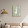 Art Remedy Linen Leaf Screen II Minimalistic Botanical and Floral Art Prints Framed - 2 of 4