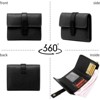 BEAFUP Small Women’s Trifold Wallet,RFID Blocking PU Leather Compact Wallet with 5 Card Slots, Zippered Coin Pocket for Everyday Use - 3 of 4