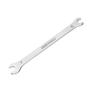 Unique Bargains 3cr13 Stainless Steel Chrome Plated Thin Metric Double Open-Ended Wrench - 1 of 4