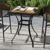 Maggift Patio End Tables, Modern Decorative Side Tables, Stylish Design for Patio, Living Room, Indoor and Outdoor Use, Brown, 47.24"*25.59"*19.69" - 3 of 4