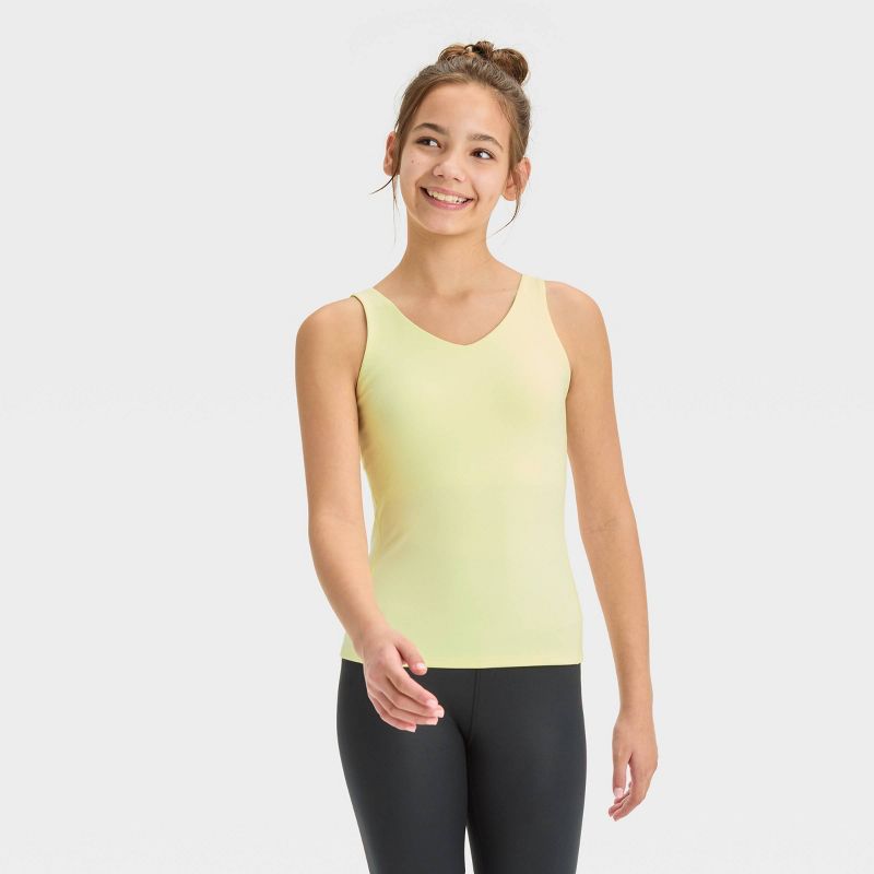 Girls' Athletic Tank Top - All In Motion™, 1 of 6