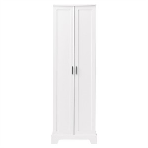 OUTSUPPLY 2-Door Storage Cabinet with Adjustable Shelves for Bathroom, Office & Dining Room, Anti-Tipping Safety, Metal Handles - 1 of 4