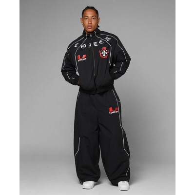 LOITER Mens Imperial Track Jacket - Black M — фото 3