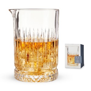 Viski Pedestal Mixing Glass, Lead-Free Crystal Cocktail Mixing Glass, Bartender Tool, 17 Oz, Clear - 1 of 4