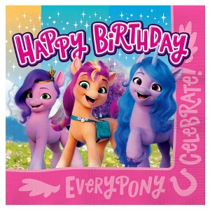 Treasures Gifted My Little Pony Napkins - My Little Pony Party Supplies - 32 Pack - 1 of 1