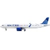 Airbus A321neo Commercial Aircraft "United Airlines" (N14502) White with Blue Tail 1/400 Diecast Model by GeminiJets - 2 of 4