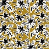 Ochre Floral Throw Pillow - Skyline Furniture - 4 of 4