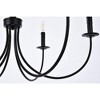 Elegant Lighting Brielle 6 lights pendant in black - 4 of 4
