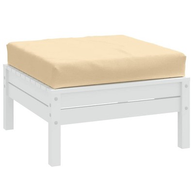 vidaXL Pallet Cushion Melange Beige 23.6"x23.6"x3.7" Fabric