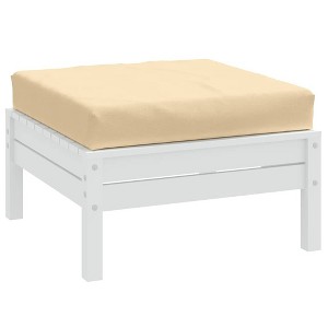 vidaXL Pallet Cushion Melange Beige 23.6"x23.6"x3.7" Fabric - 1 of 4