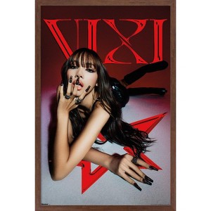 Trends International LISA - VIXI Red Star Framed Wall Poster Prints - 1 of 4