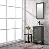 HomeStock 18-inch Pewter Green Sink Vanity - 3 of 4