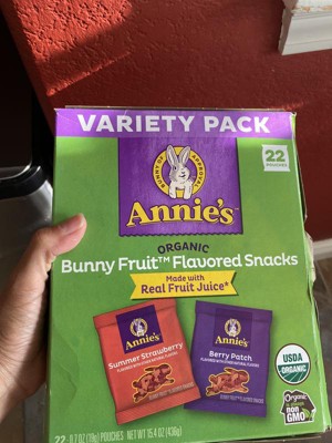Annie's Bunny Fruit Flavored Snacks - 15.4oz/22ct : Target