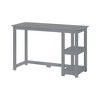Plank+Beam Solid Wood Computer Desk with Shelves, Simple Desk for Bedroom, Home Office Study Desk, 47.25" - 2 of 4