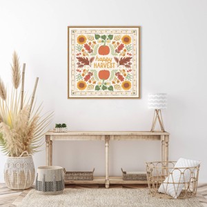 Amanti Art 30"x30" Autumn Days XI by Laura Marshall Framed Canvas Wall Art Print - 1 of 4