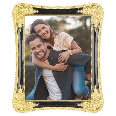 REGALWOVEN Shiny Craft Clear Glass Surface Photo Frame
