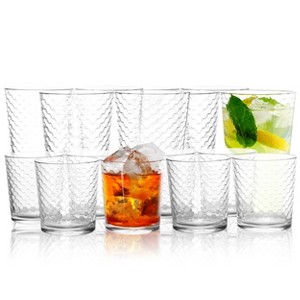 Pasabahce 16 Piece Horizon Double Old Fashioned and Tumbler Glass Set - 1 of 4