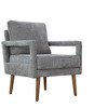 NicBex Mid-Century Accent Chair with Armrest and Soft Cushion,Modern Chenille Arm Chairs for Bedroom,Reading Room - 4 of 4