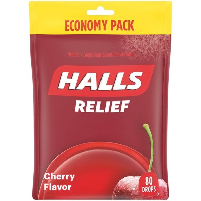 Halls Cough Drops - Cherry - 80ct