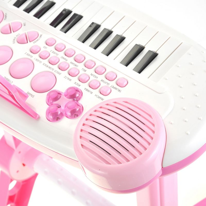 Link Link Worldwide Ready! Set! Play! 31-Key Electronic Keyboard Piano With Microphone, Musical instrument For Kids, 4 of 16