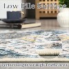 Vintage Washable Door Mat Small Farmhouse Floral Accent Rugs with Non-Slip Backing, Stain-Resistant Oriental Indoor Carpet - 3 of 4