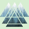 Girl's Design By Humans Misty Forest Sacred Geometry By Maryedenoa T-Shirt - 2 of 3