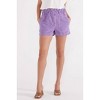 Women's Milena Paperbag Shorts - ETICA - 4 of 4