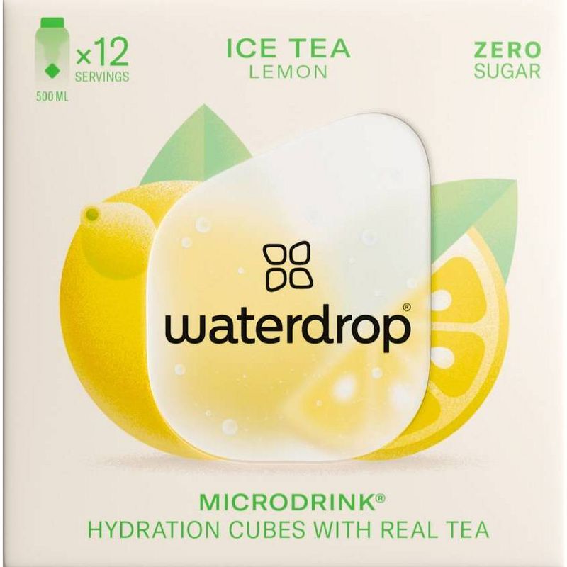 Waterdrop Microdrink Lemon Iced Tea - 12pk Cubes, 1 of 7