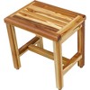 18" Eleganto ED999 Wide Teak Shower Safety Transfer Bench - EcoDecors - 2 of 4