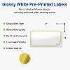 Avery 2" x 4" Labels, Gold Double Border with Florals, 100 ct - 2 of 4